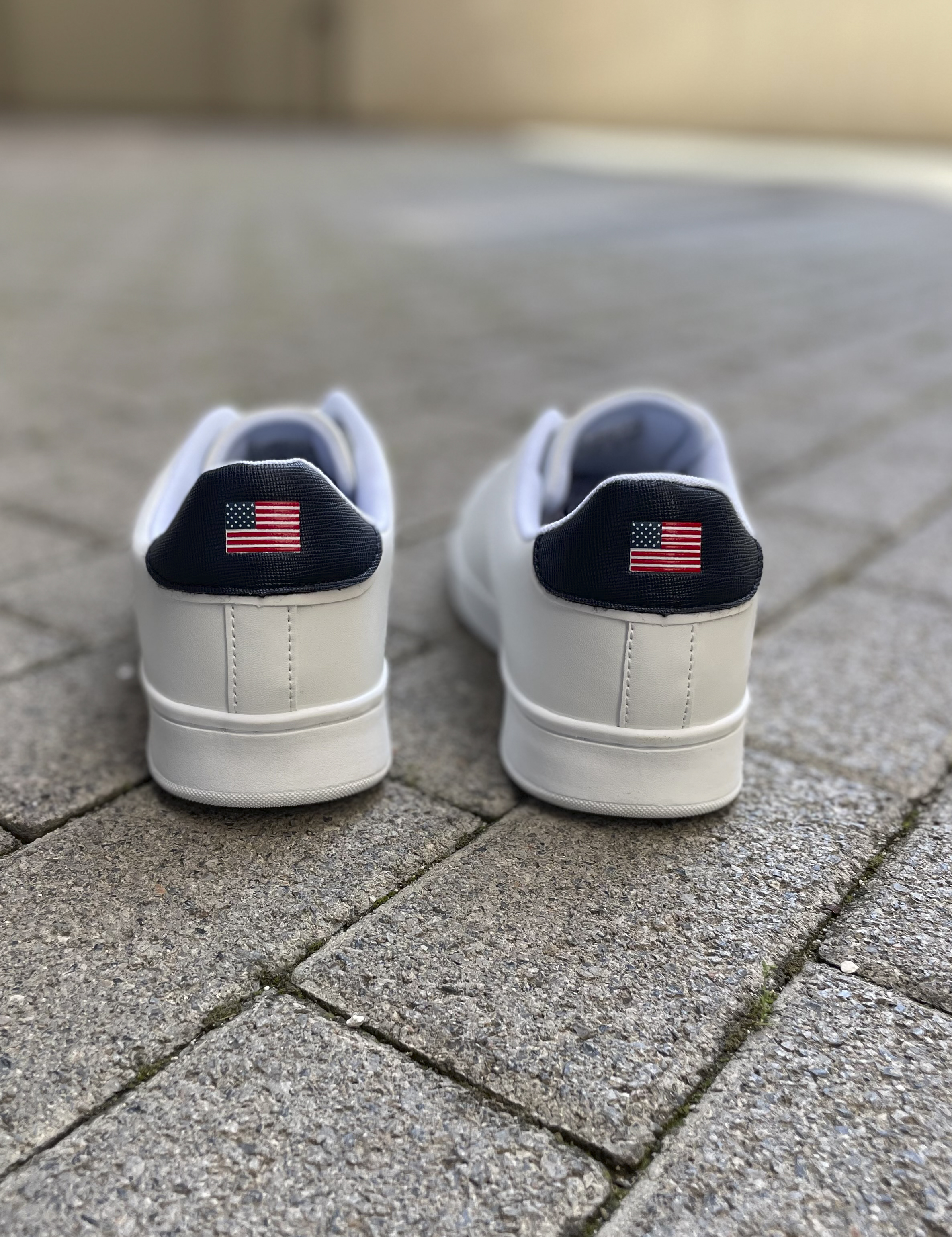 US GRAND POLO ανδρικά λευκά casual sneakers GPM514000 φωτογραφία